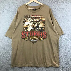 Harley Davidson Y2K South Dakota Sturgis biker graphic tee T shirt 2XL